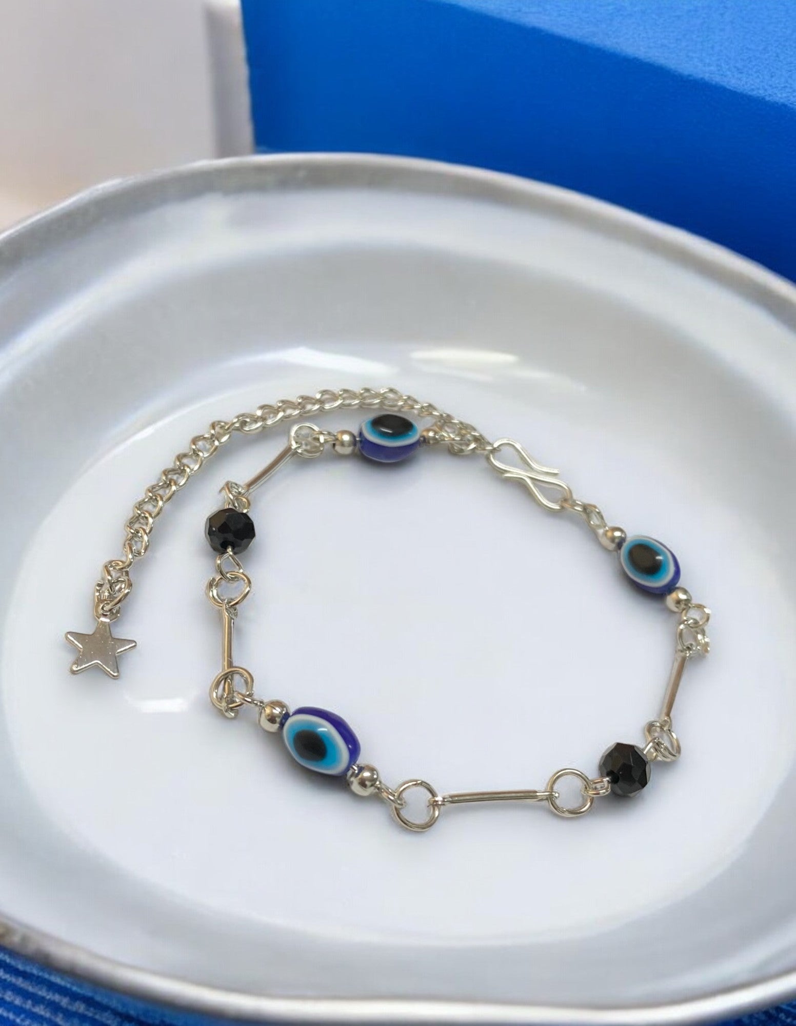 Fortune’s Shield Evil Eye Bracelet