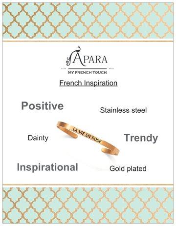 "J'aime la vie" cuff